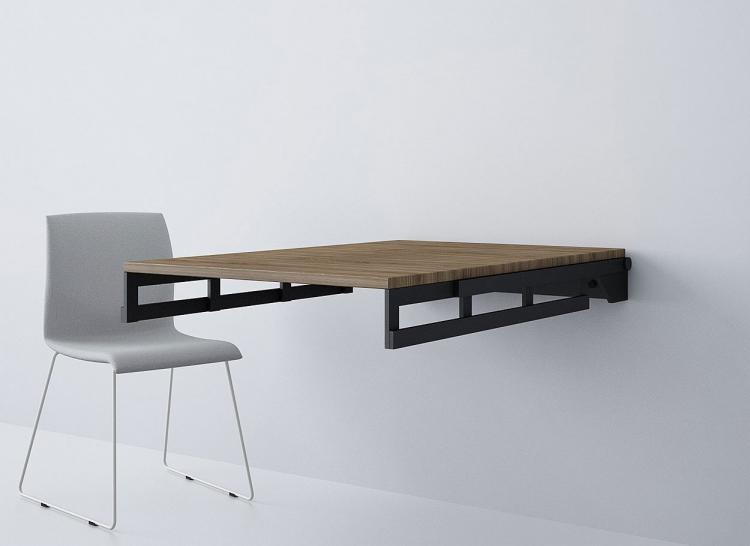 Table Turns Into A Shelf - Transforming Furniture table shelf