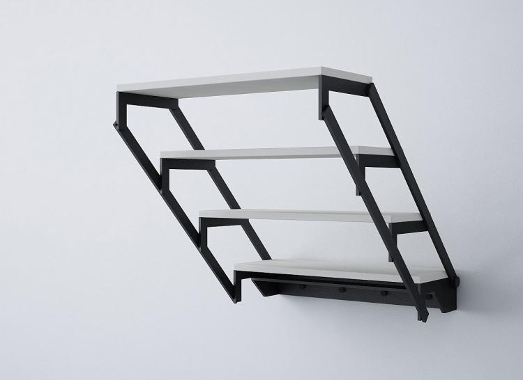 Table Turns Into A Shelf - Transforming Furniture table shelf