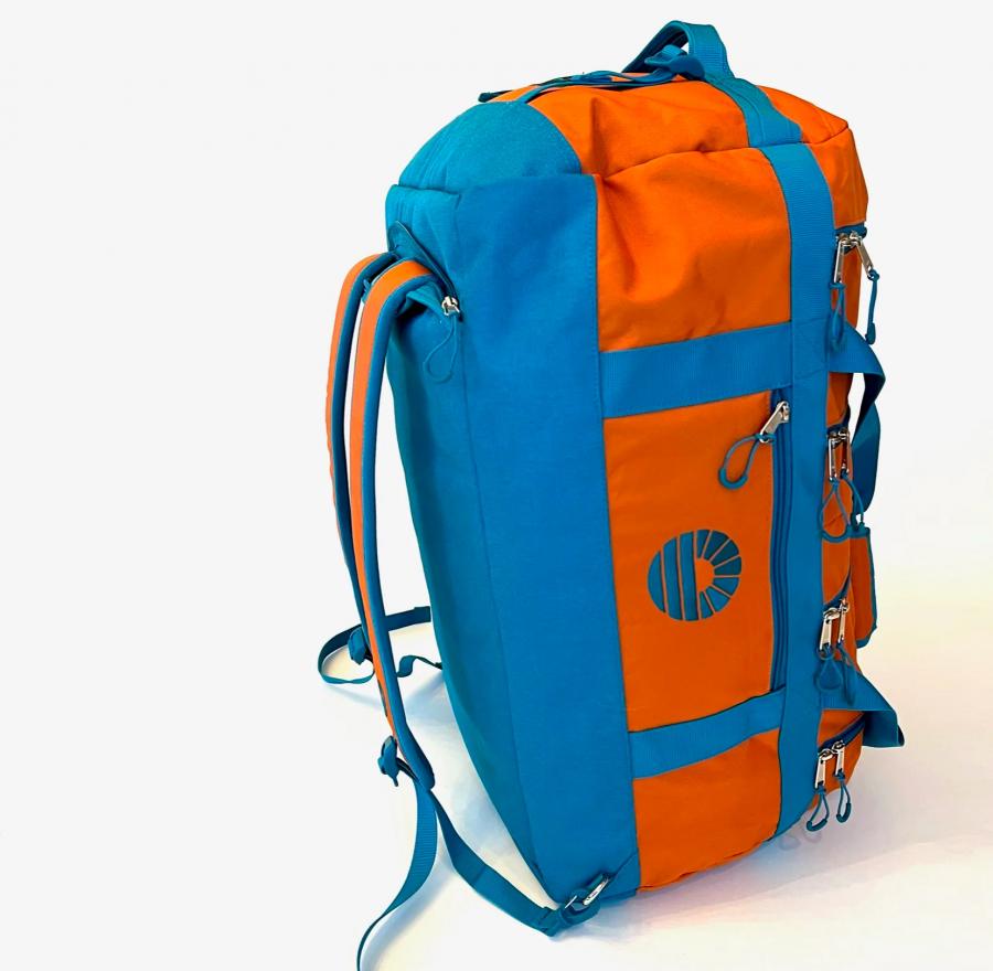 Travel Duffel Bag With 4 Separated Zipper Compartments - Best family travel duffel bag