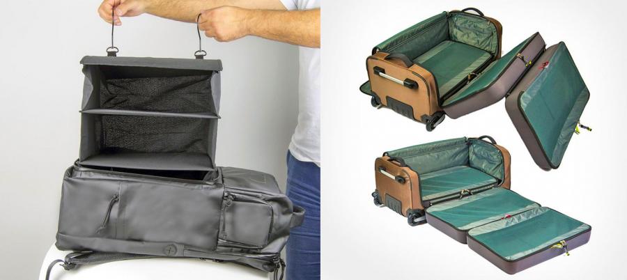 Travel Duffel Bag With 4 Separated Zipper Compartments - Best family travel duffel bag