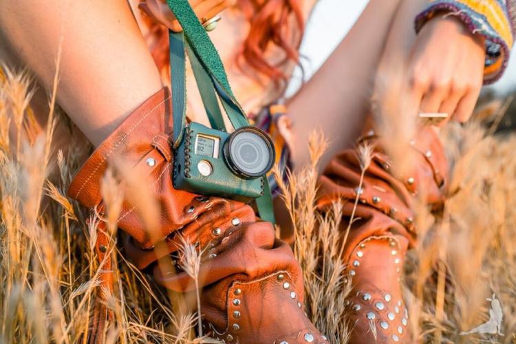 Travlr Vintage Leather GoPro Case
