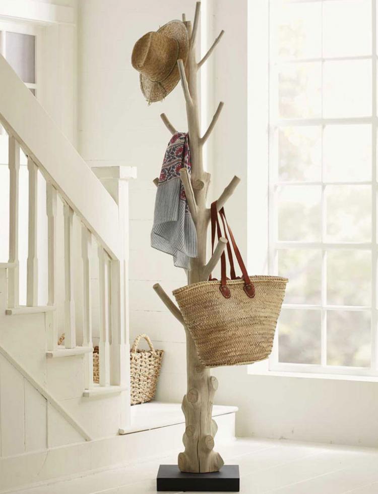 mangosteen tree coat rack - yosemite coat rack - recycled fruit tree coat rack