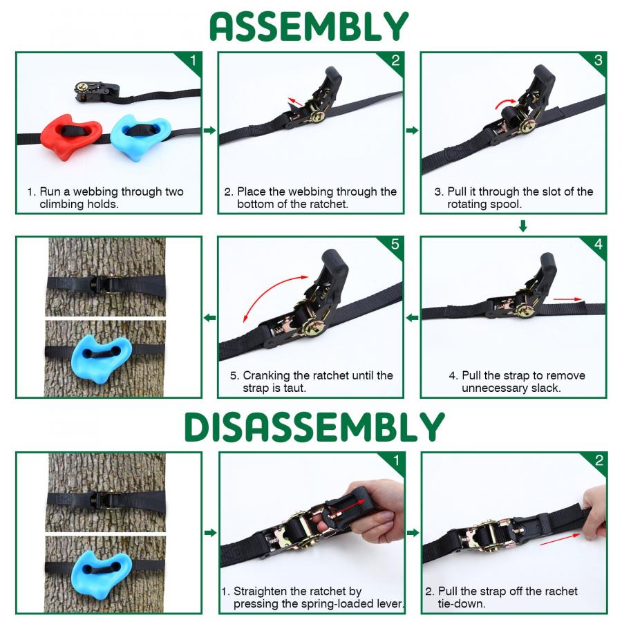 Tree Climbing Holds For Kids