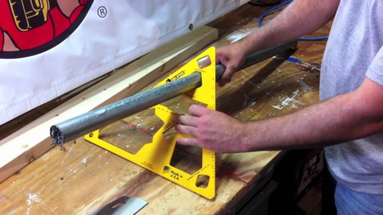 Tri-Vise Lumber Lok - Mini Sawhorse holds lumber off the ground for easy cutting