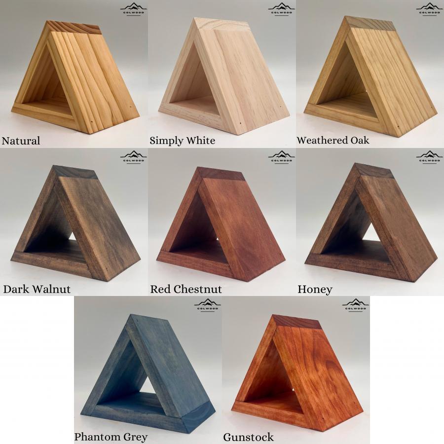 Triangular Wooden Book-holder and Bookmark For Your Nightstand