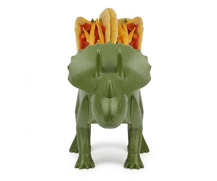 Tricerataco - Triceratops taco holder - Dinosaur shaped taco holder plate
