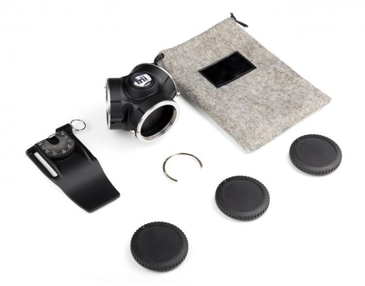 TriLens camera lens hip mount - Camera Lens holster attaches to your belt for quick and easy access to 3 camera lenses