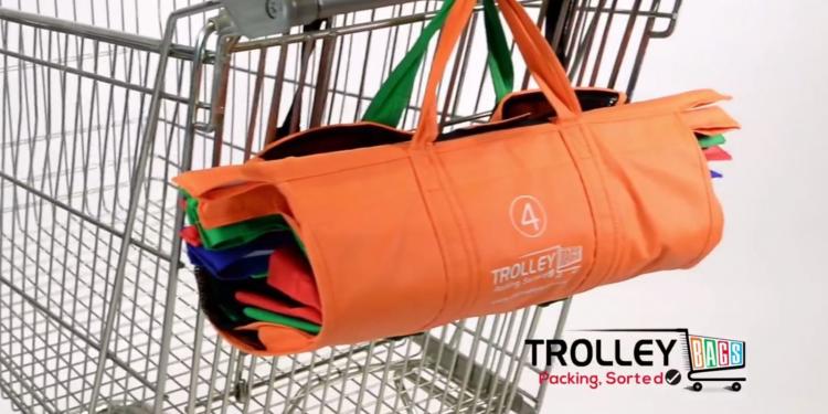 Trolley Bags - Save you from using plastic bags at grocery store