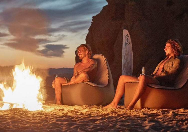 Trono Quick Inflate Chair - Best Travel inflatable chair inflates in just 3 seconds