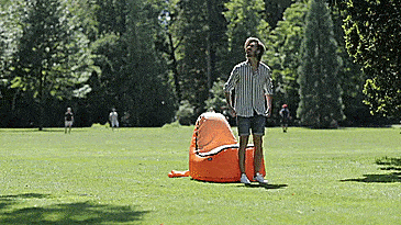 Trono Quick Inflate Chair - Best Travel inflatable chair inflates in just 3 seconds