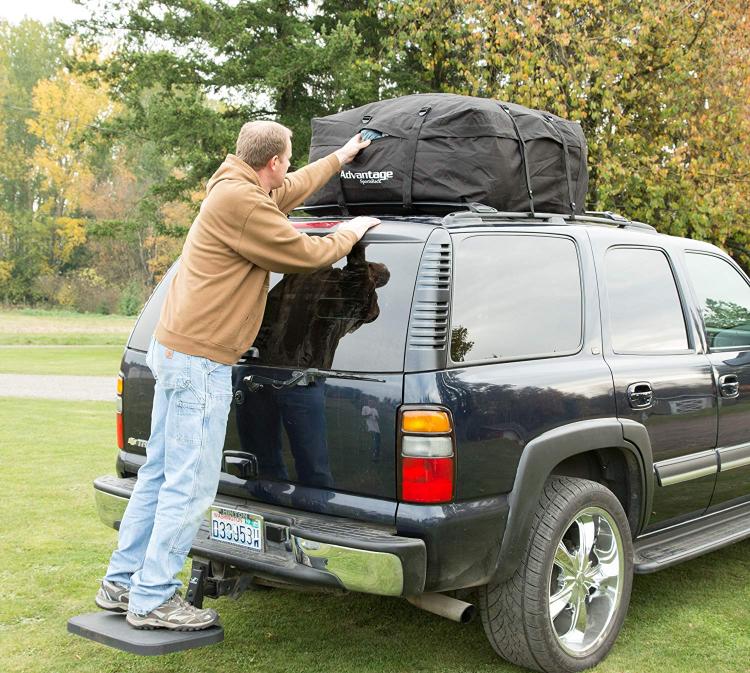 Twistep Truck Hitch Dog Step - Folding car hitch dog stepper