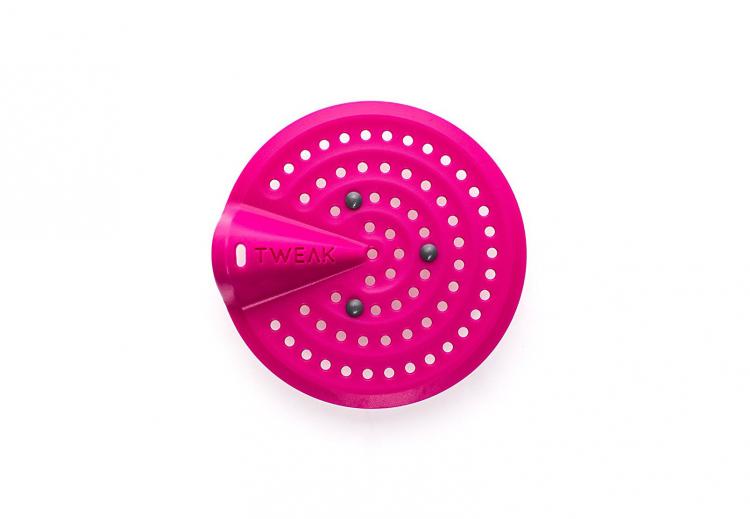 Tweak Drain Strainer - Clean Sink Drains without touching wet food