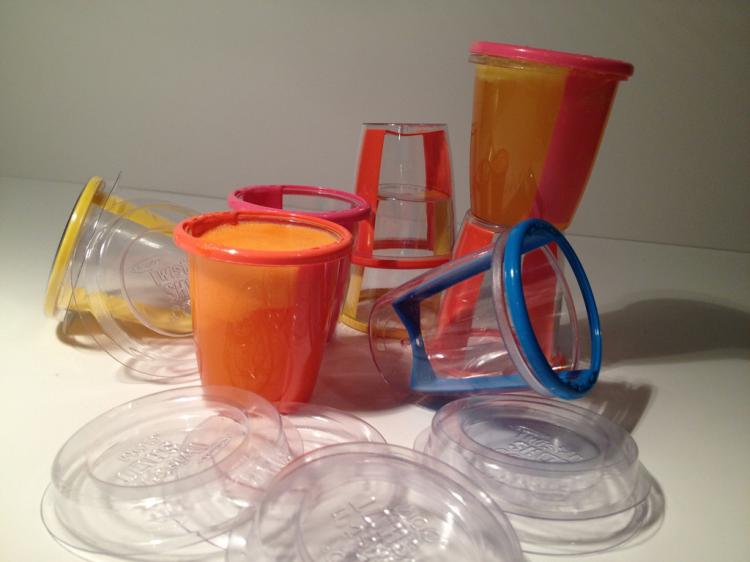 Twist 'n Shot Jello Shot Glasses - Twist Jello Shot Glass Scrap Jello From Container