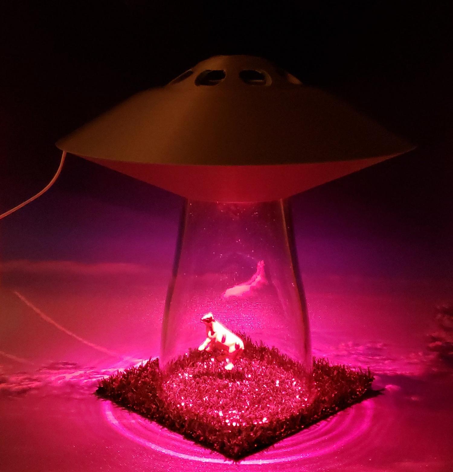 UFO Lamp Alien Abduction Desk Lamp