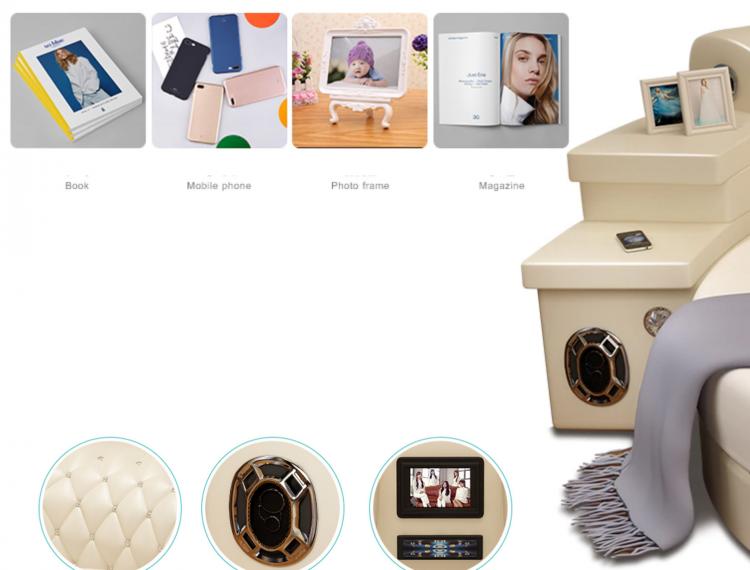 Ultimate Bed 2.0 - Bed with integrated massage chairs, bed with integrated surround sound speakers, bed with built-in TV