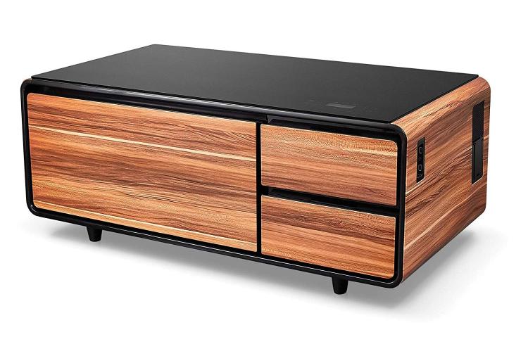 Ultimate Coffee Table With Built-In Fridge and Speaker System - Smart Coffee Table Gadget