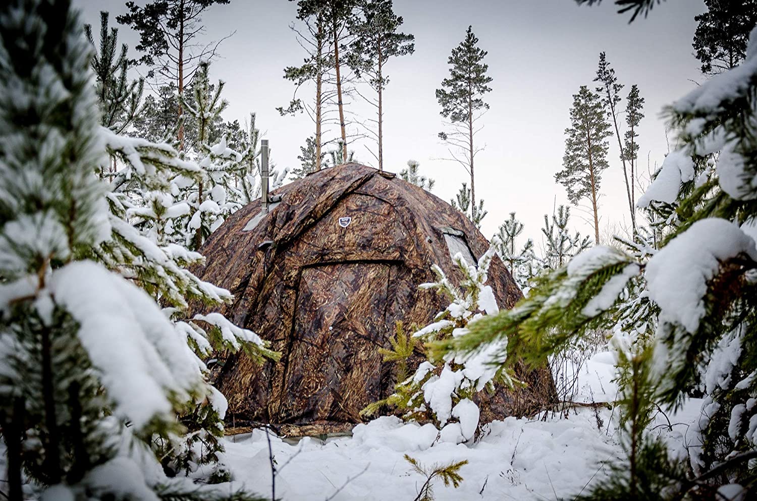 Ultimate Cold-Weather Camping Tent Has a Built-in Wood Stove - Russian-Bear Hot Tent Arctic camping tent