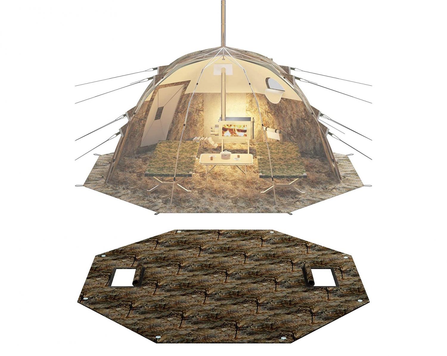 Ultimate Cold-Weather Camping Tent Has a Built-in Wood Stove - Russian-Bear Hot Tent Arctic camping tent