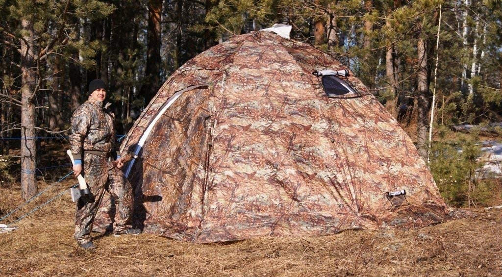 Ultimate Cold-Weather Camping Tent Has a Built-in Wood Stove - Russian-Bear Hot Tent Arctic camping tent