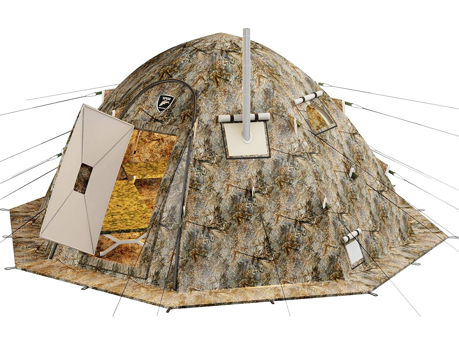 Ultimate Cold-Weather Camping Tent Has a Built-in Wood Stove - Russian-Bear Hot Tent Arctic camping tent