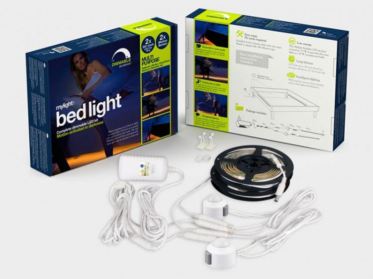 MyLight.Me Under The Bed Motion Sensor Night-Light - under bed light turns on when it senses motion