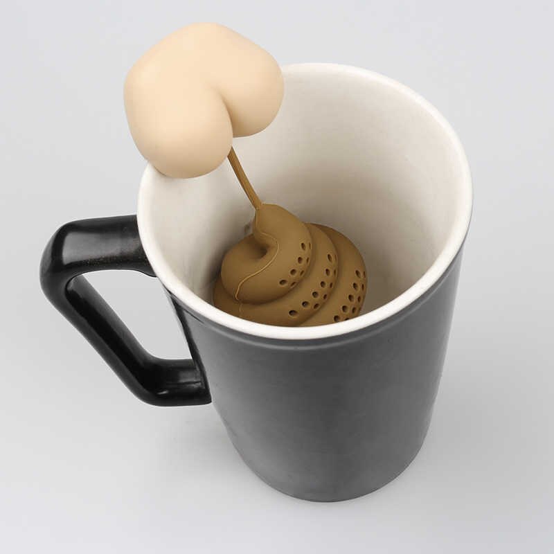 Poop Tea Infuser - Pooping Butt Funny Tea Infuser