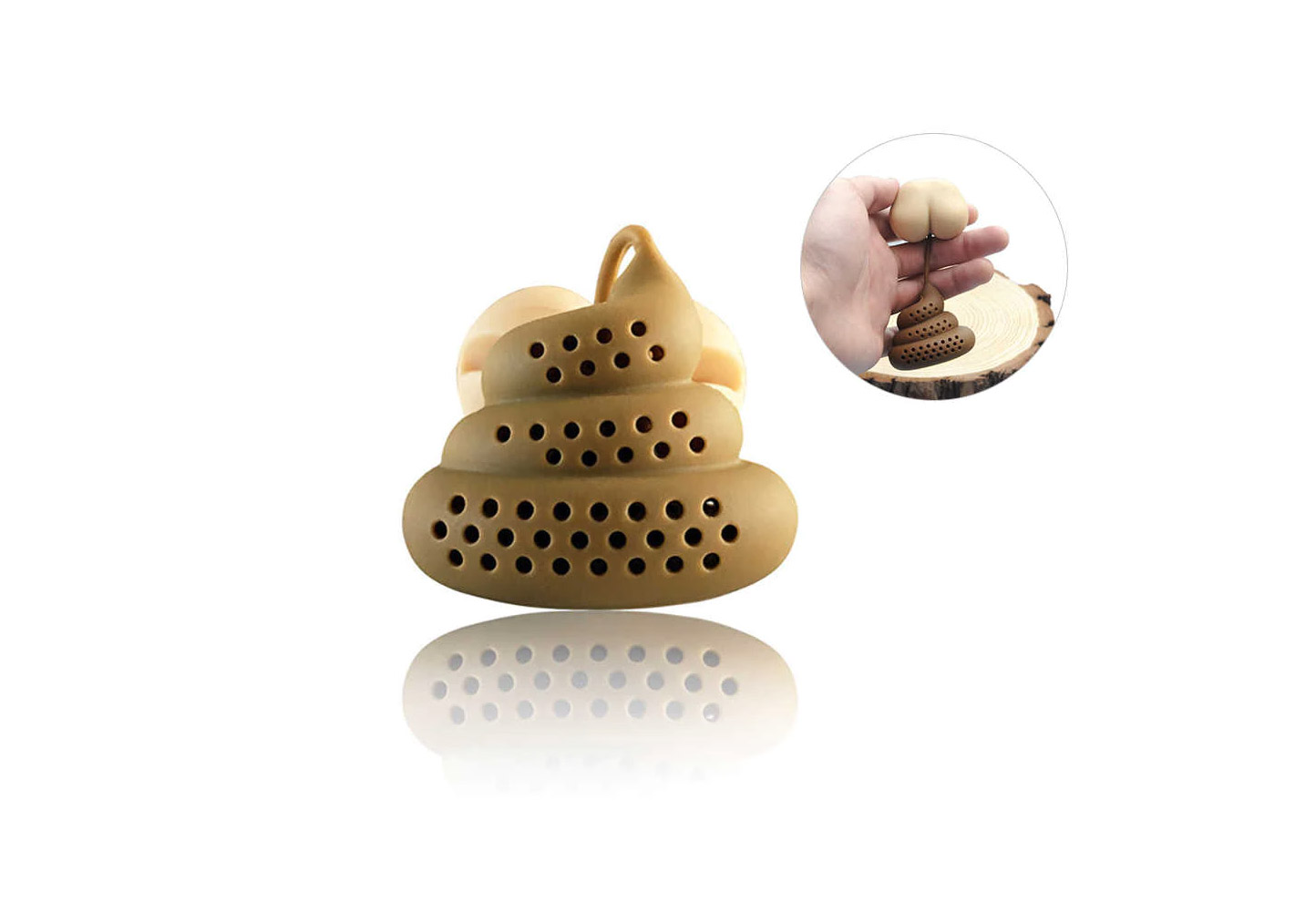 Poop Tea Infuser - Pooping Butt Funny Tea Infuser