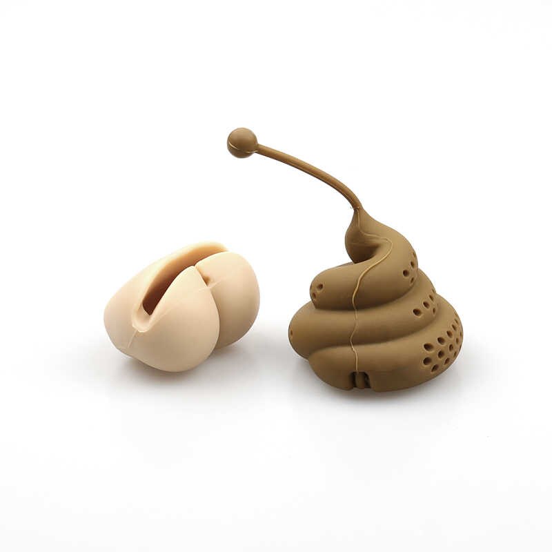 Poop Tea Infuser - Pooping Butt Funny Tea Infuser