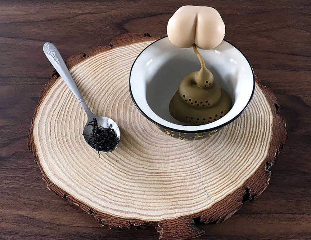 Poop Tea Infuser - Pooping Butt Funny Tea Infuser