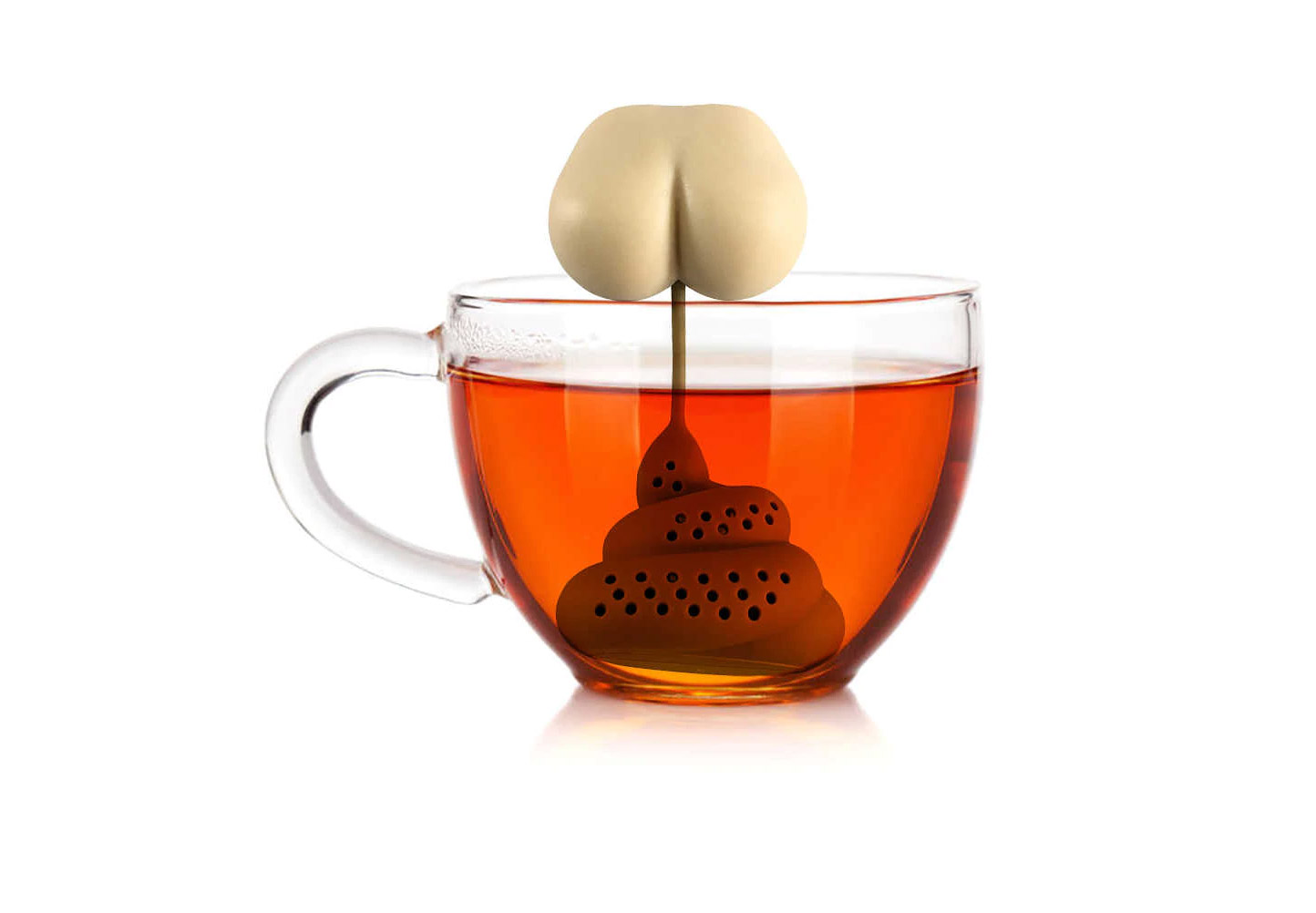 Poop Tea Infuser - Pooping Butt Funny Tea Infuser
