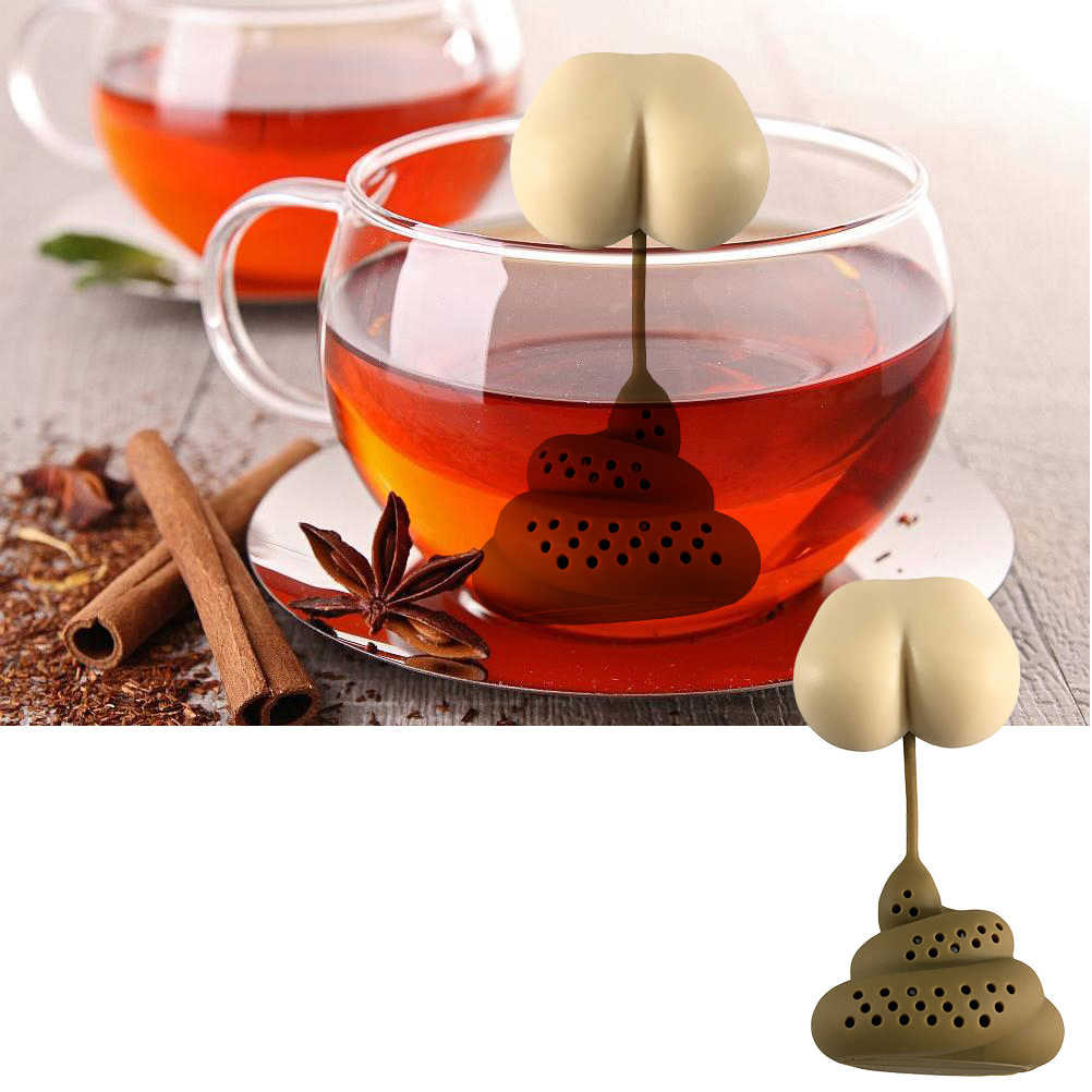 Poop Tea Infuser - Pooping Butt Funny Tea Infuser