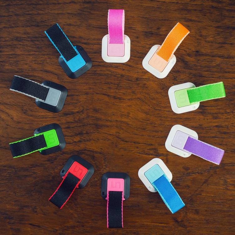 Ungrip Finger Loop Phone Holder - Rear safety loop on back of smart phone prevents dropping your phone