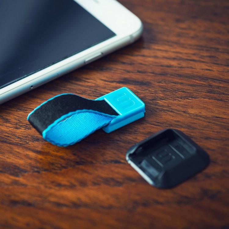 Ungrip Finger Loop Phone Holder - Rear safety loop on back of smart phone prevents dropping your phone