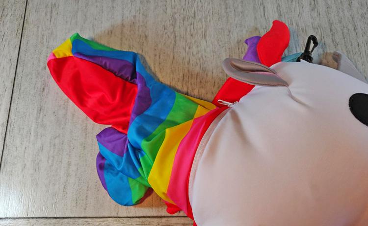 Unicorn Pillow Converts Into a Rainbow Travel Neck Pillow - Unicorn/Rainbow changing travel pillow