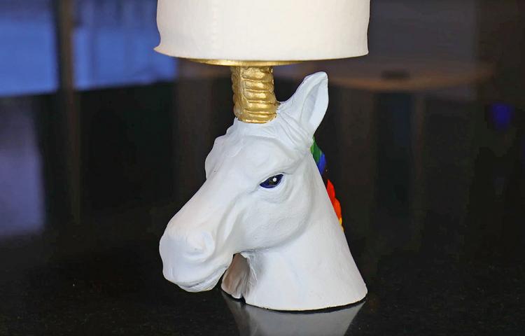 Unicorn Paper Towel Holder - Unicorn Toilet Paper Holder