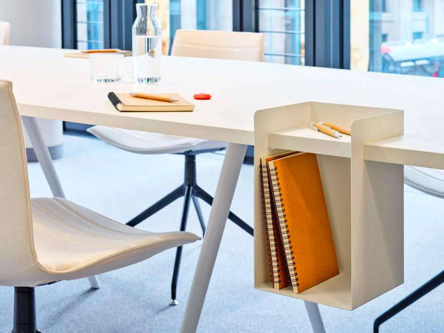 Unique Hanging Desk Storage Compartment
