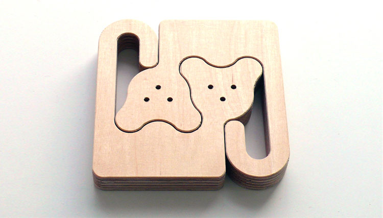Unique Wooden Animal Puzzles For Babies - Monkeys