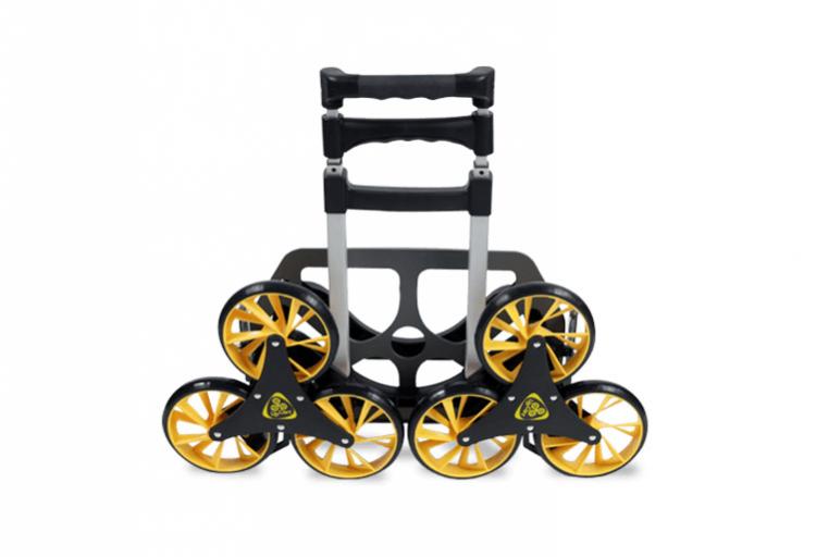UpCart Stair Climbing Trolley Cart - Foldable helps you haul things up and down stairs