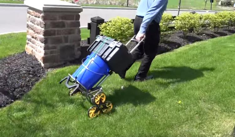 UpCart Stair Climbing Trolley Cart - Foldable helps you haul things up and down stairs