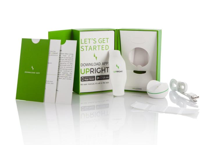 Upright Posture Training - Vibrates When It Senses You Slouching