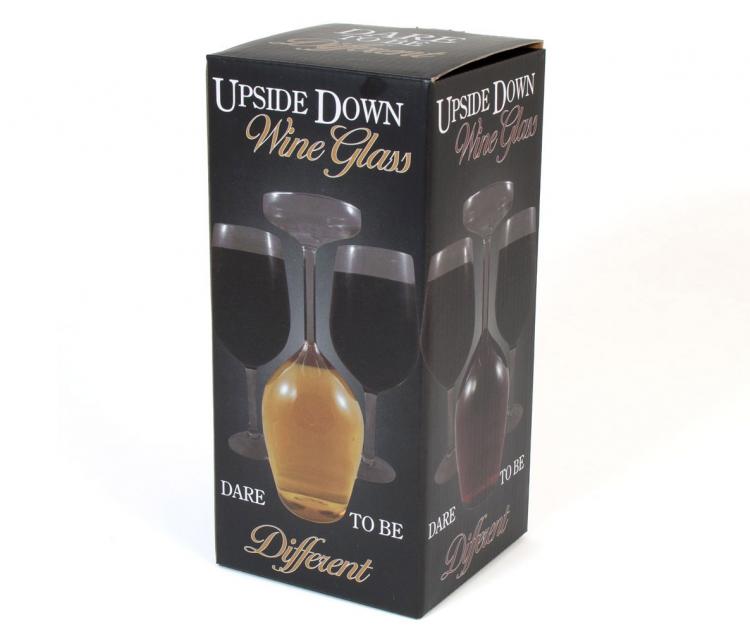 Upside Down Wine Glass