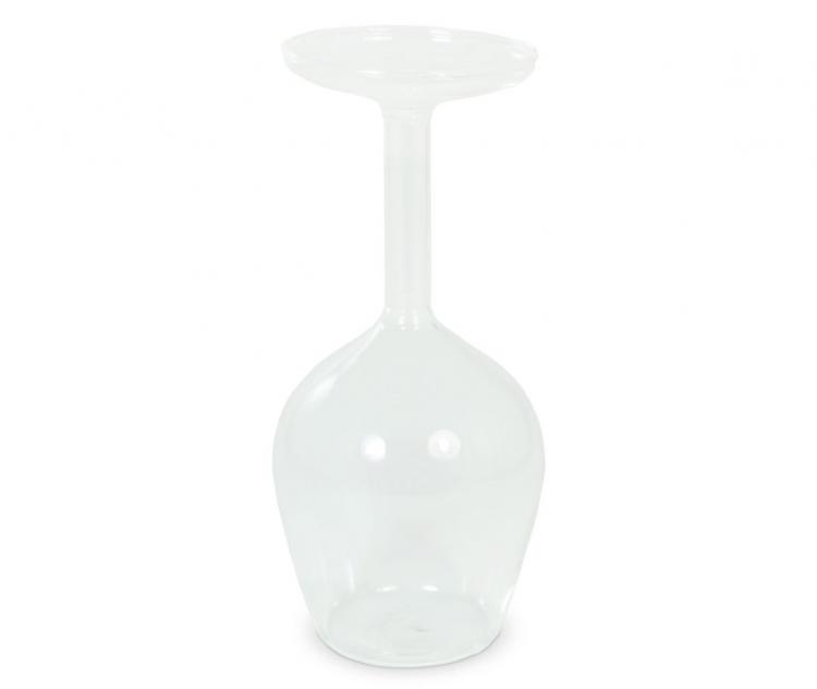 Upside Down Wine Glass