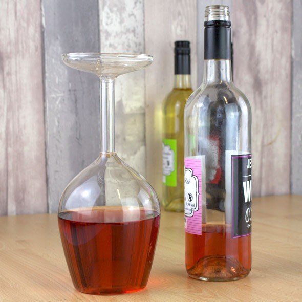 Upside-Down Wine Glass