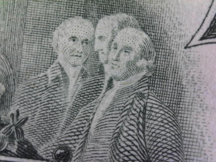 Magnified 2 Dollar BIll