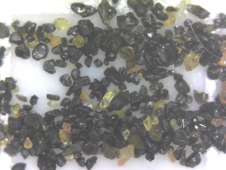 Magnified Black Sand
