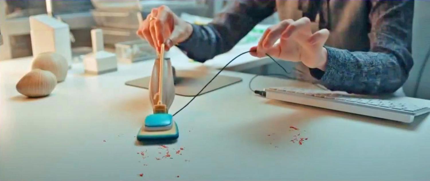 Retro Styled USB Powered Mini Desk Vacuum by Paladone