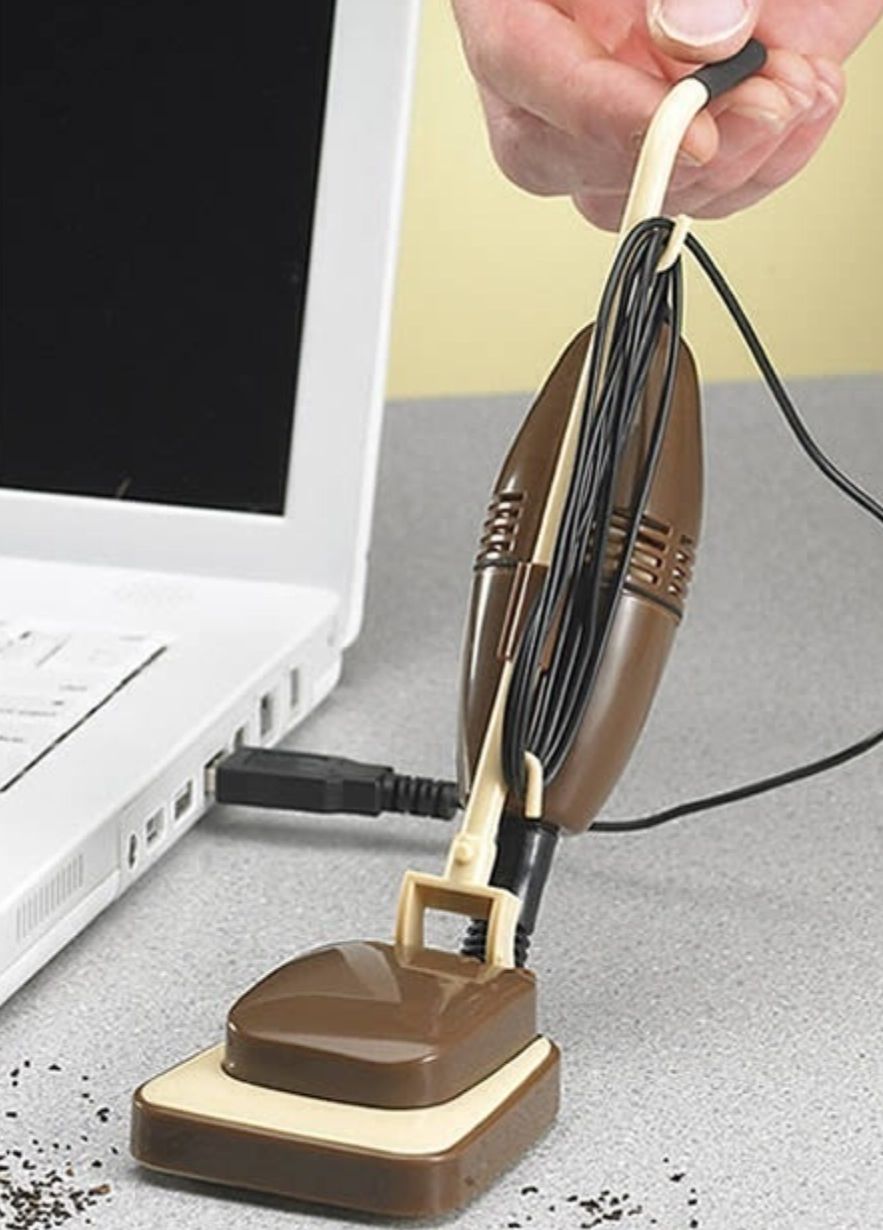 Retro Styled USB Powered Mini Desk Vacuum by Paladone