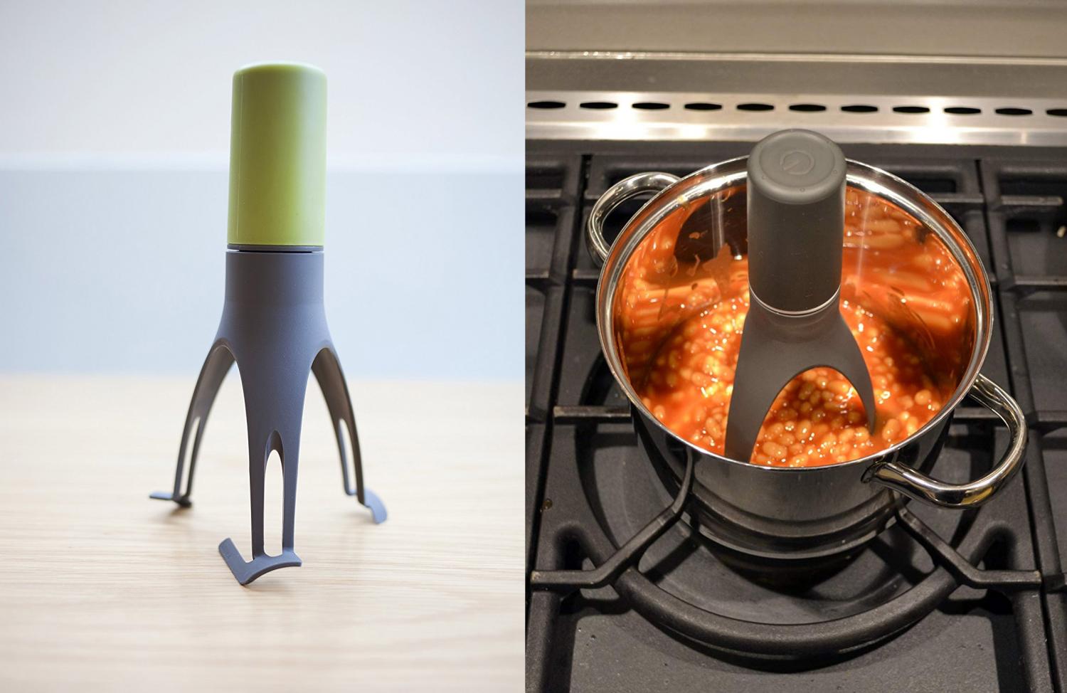  Self-Stirring Gadget - Uutensil Stirr Automatic sauce stirrer