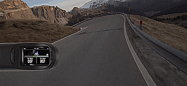 Garmin Varia Vision - In-sight bicycling stats gadget - Heads up display (hud) for bicycling