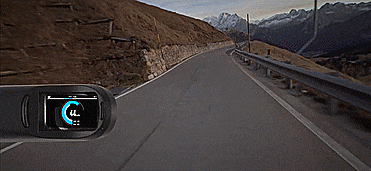Garmin Varia Vision - In-sight bicycling stats gadget - Heads up display (hud) for bicycling